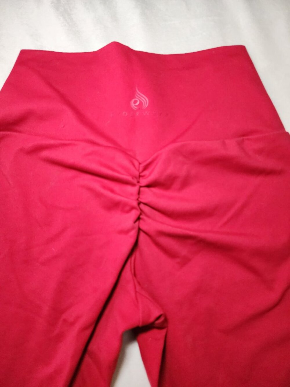 Ryderwear Red Scrunch Butt High Rise Leggings Size S